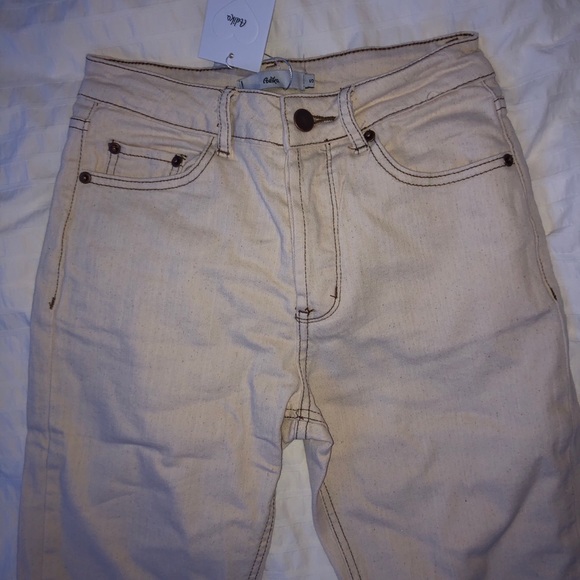 High rise off white jeans - Picture 4 of 6